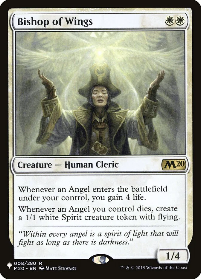Bishop of Wings 「PLST/M20-8」「EN」