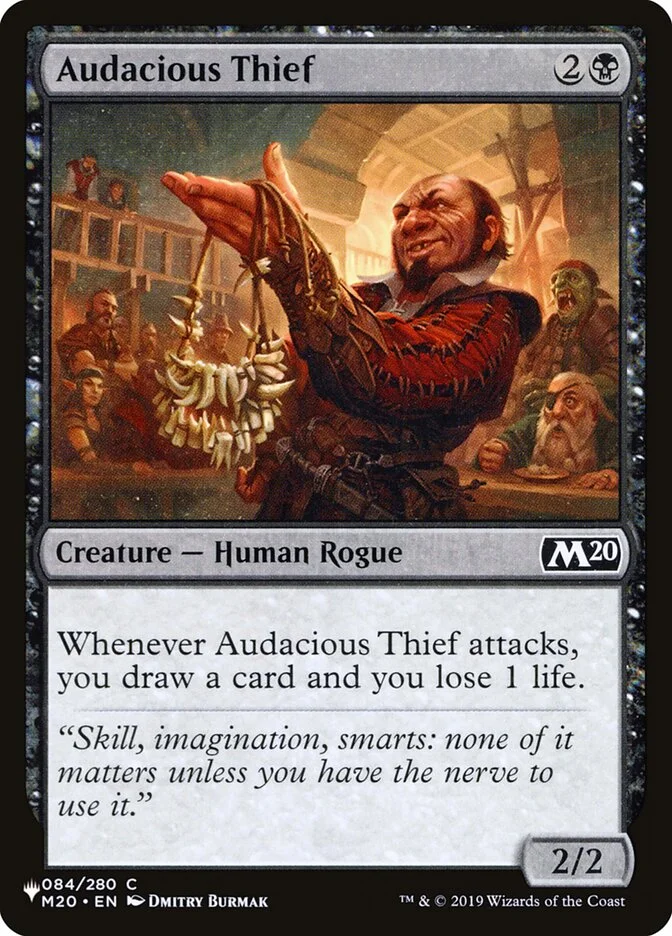 Audacious Thief 「PLST/M20-84」「EN」