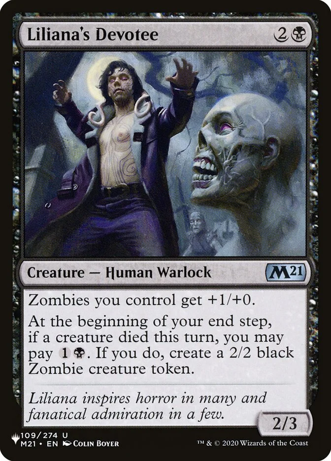 Liliana's Devotee 「PLST/M21-109」「EN」