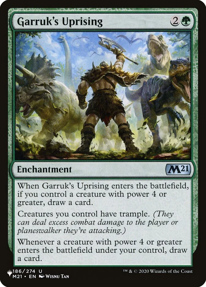 Garruk's Uprising 「PLST/M21-186」「EN」