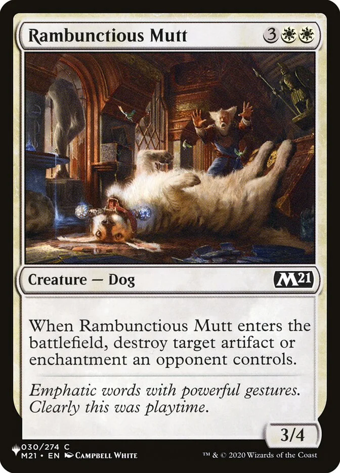 Rambunctious Mutt 「PLST/M21-30」「EN」