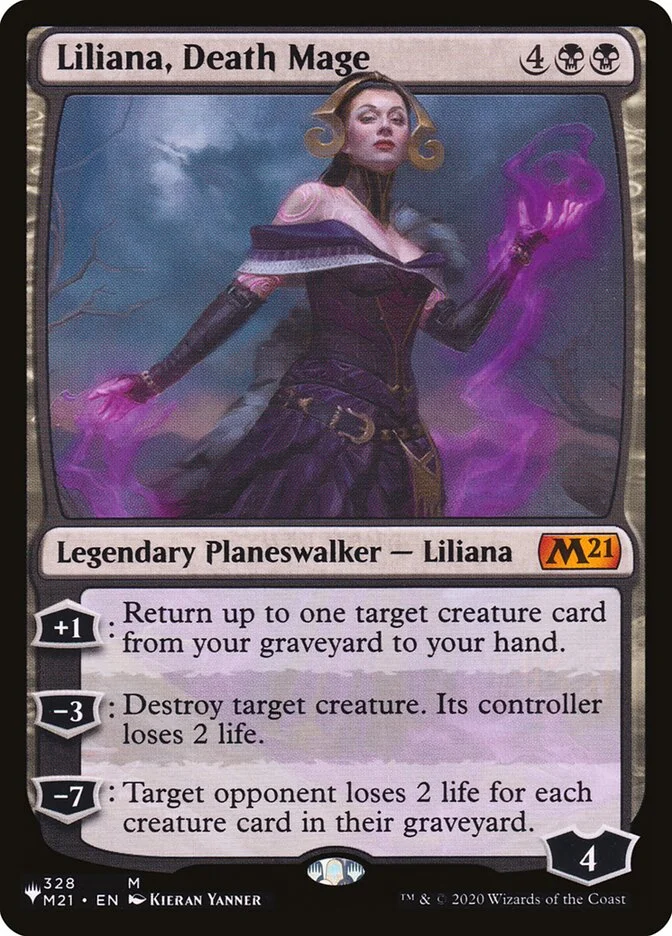 Liliana, Death Mage 「PLST/M21-328」「EN」