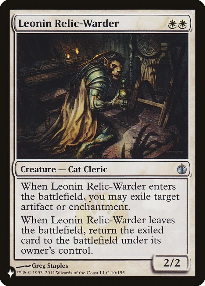 Leonin Relic-Warder 「PLST/MBS-10」「EN」