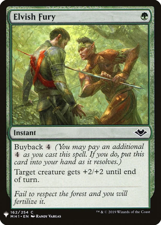 Elvish Fury 「PLST/MH1-162」「EN」