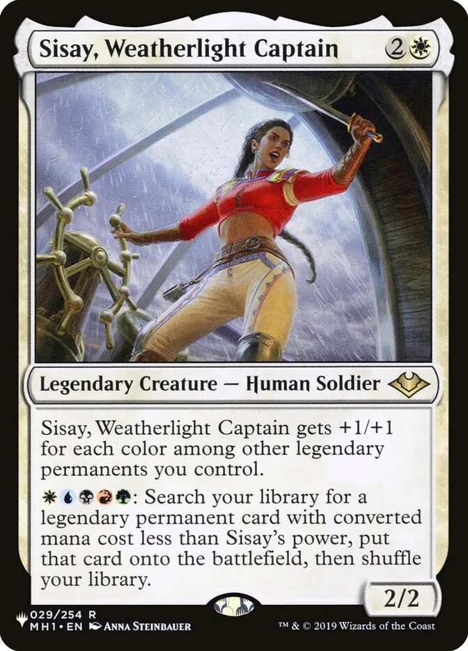 Sisay, Weatherlight Captain 「PLST/MH1-29」「EN」