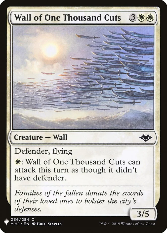 Wall of One Thousand Cuts 「PLST/MH1-36」「EN」