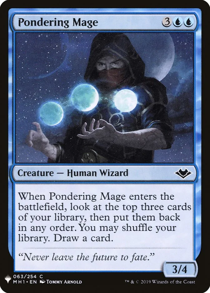Pondering Mage 「PLST/MH1-63」「EN」