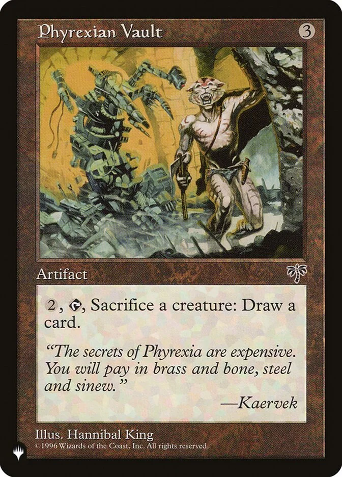 Phyrexian Vault 「PLST/MIR-316」「EN」