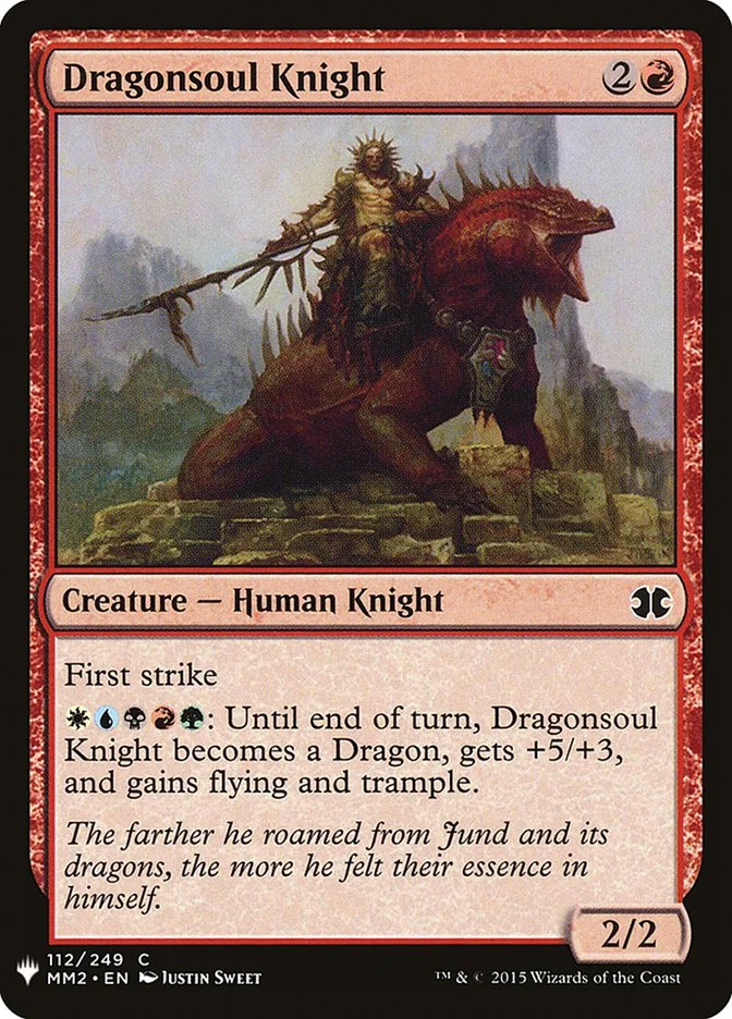 Dragonsoul Knight 「PLST/MM2-112」「EN」