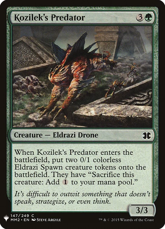 Kozilek's Predator 「PLST/MM2-147」「EN」
