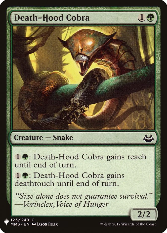 Death-Hood Cobra 「PLST/MM3-123」「EN」
