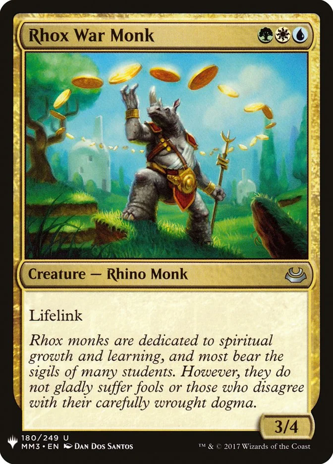 Rhox War Monk 「PLST/MM3-180」「EN」
