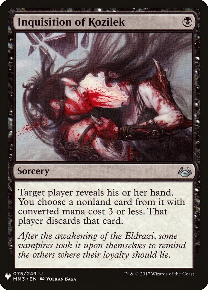 Inquisition of Kozilek 「PLST/MM3-75」「EN」