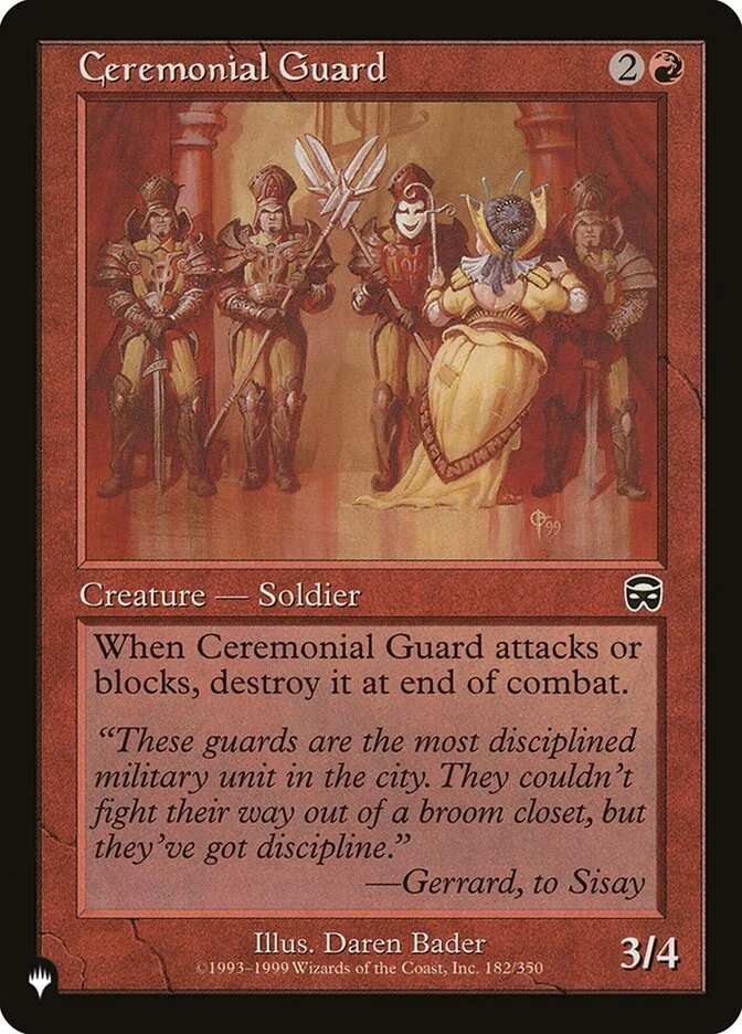 Ceremonial Guard 「PLST/MMQ-182」「EN」
