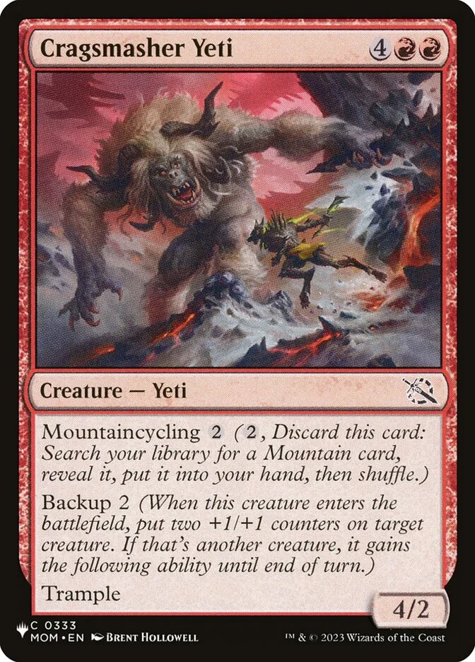 Cragsmasher Yeti 「PLST/MOM-333」「EN」