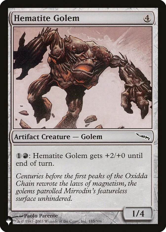 Hematite Golem 「PLST/MRD-185」「EN」