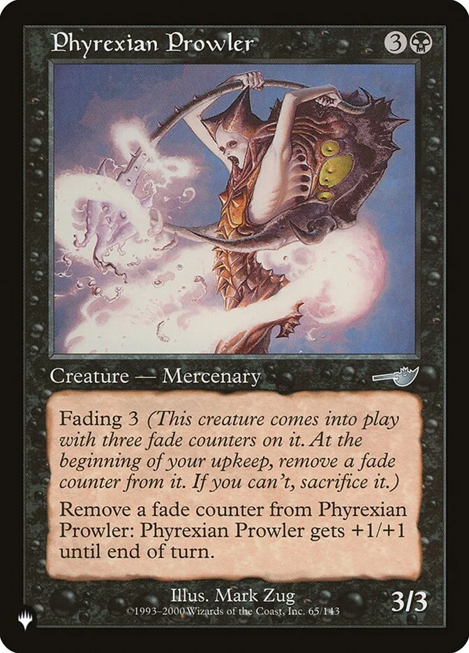 Phyrexian Prowler 「PLST/NEM-65」「EN」