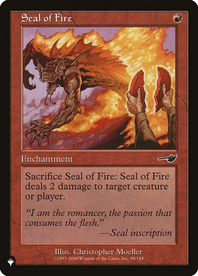 Seal of Fire 「PLST/NEM-98」「EN」