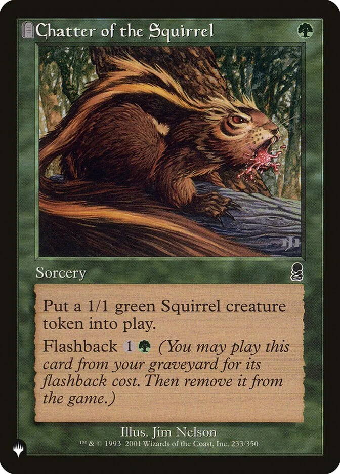 Chatter of the Squirrel 「PLST/ODY-233」「EN」