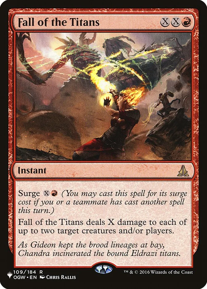 Fall of the Titans 「PLST/OGW-109」「EN」