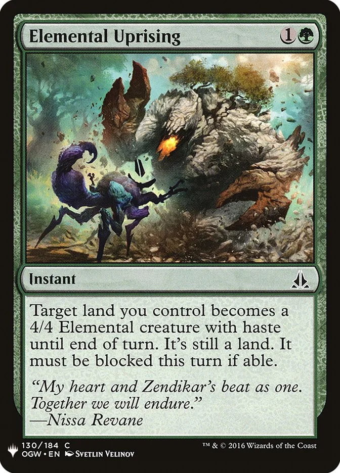 Elemental Uprising 「PLST/OGW-130」「EN」