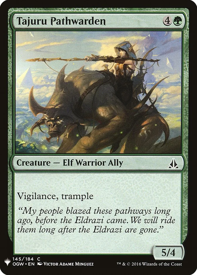 Tajuru Pathwarden 「PLST/OGW-145」「EN」