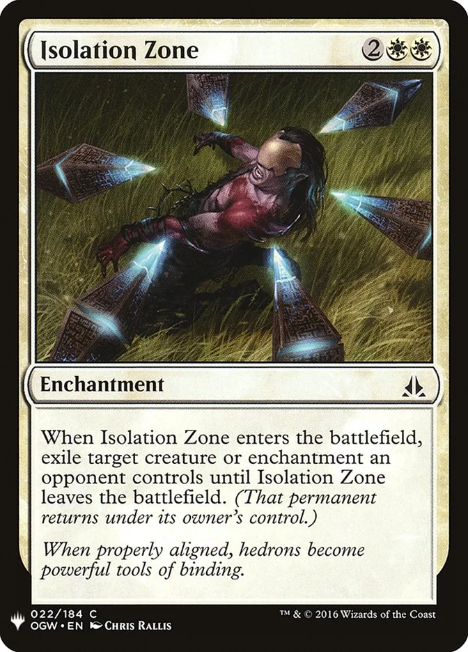 Isolation Zone 「PLST/OGW-22」「EN」