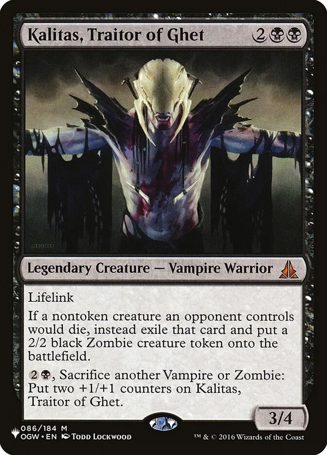 Kalitas, Traitor of Ghet 「PLST/OGW-86」「EN」