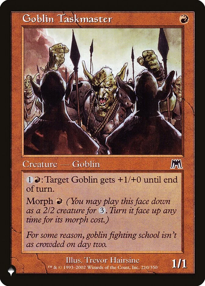 Goblin Taskmaster 「PLST/ONS-210」「EN」