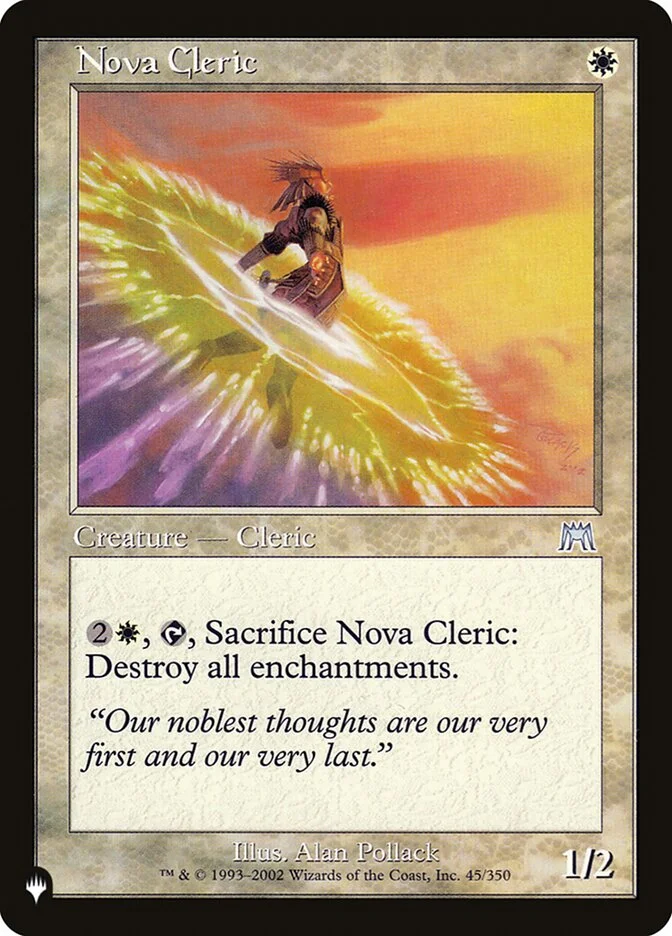 Nova Cleric 「PLST/ONS-45」「EN」