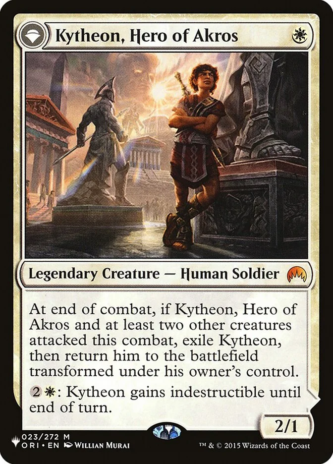 Kytheon, Hero of Akros // Gideon, Battle-Forged 「PLST/ORI-23」「EN」