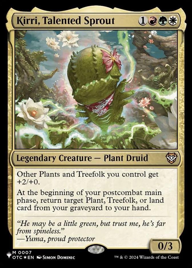Kirri, Talented Sprout 「PLST/OTC-7」「EN」