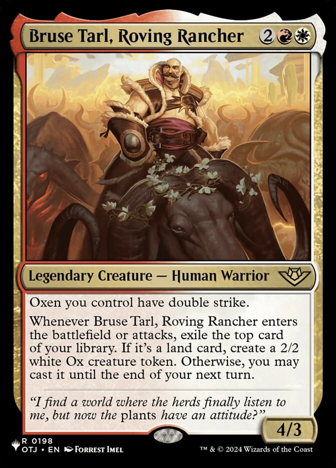 Bruse Tarl, Roving Rancher 「PLST/OTJ-198」「EN」