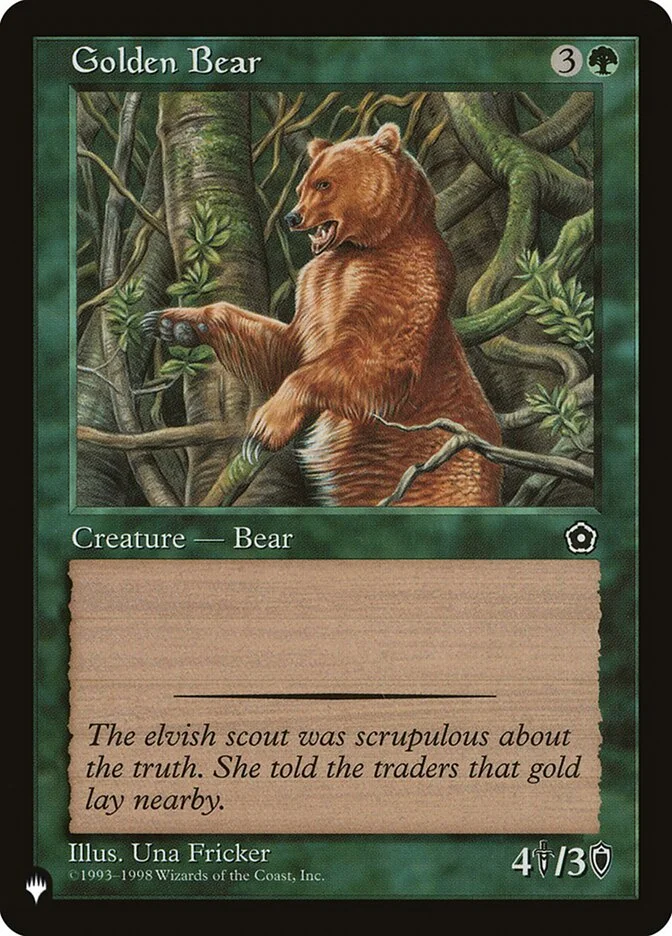 Golden Bear 「PLST/P02-127」「EN」