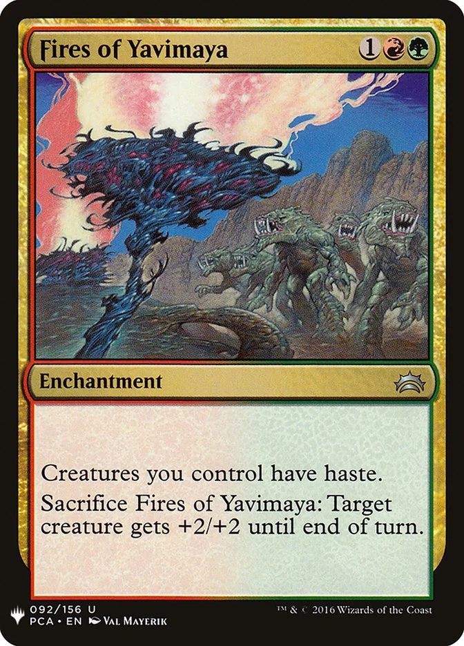 Fires of Yavimaya 「PLST/PCA-92」「EN」