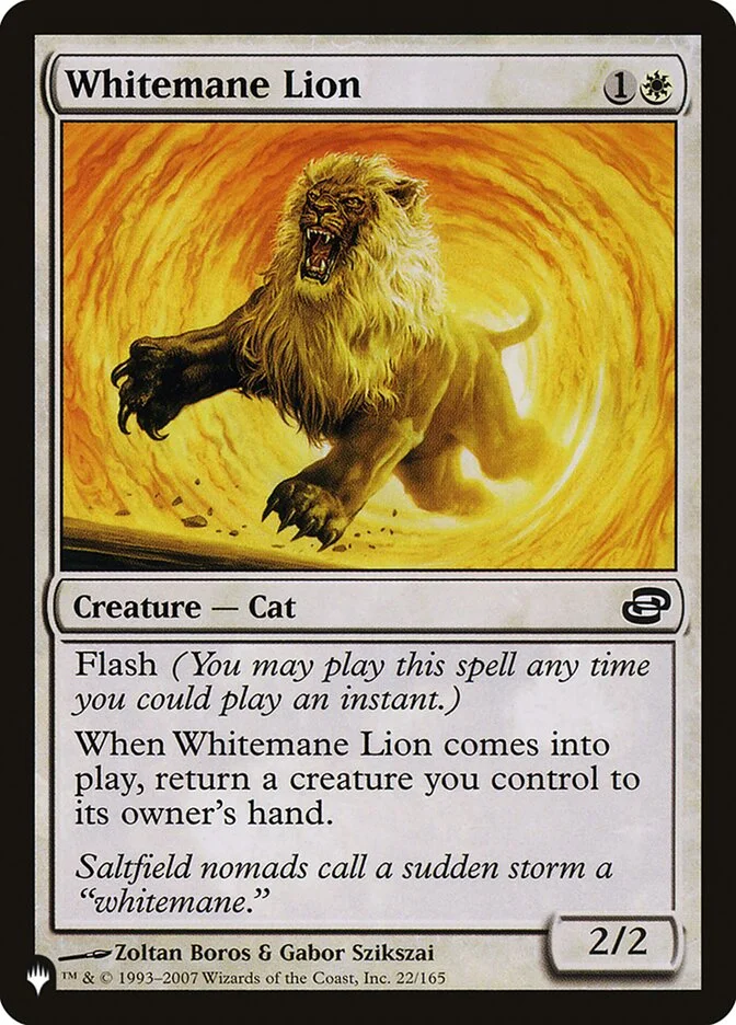 Whitemane Lion 「PLST/PLC-22」「EN」