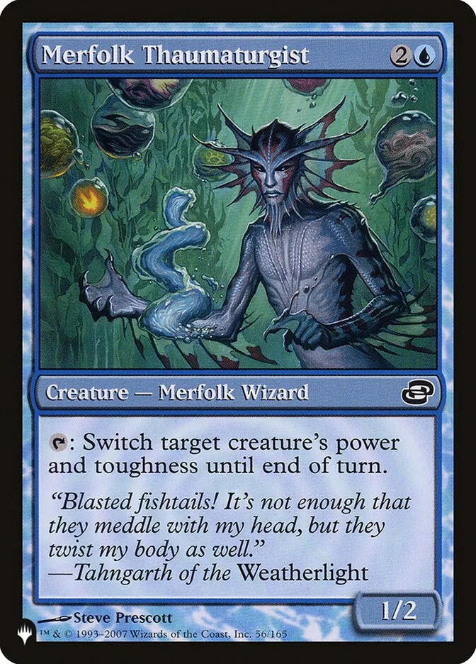 Merfolk Thaumaturgist 「PLST/PLC-56」「EN」