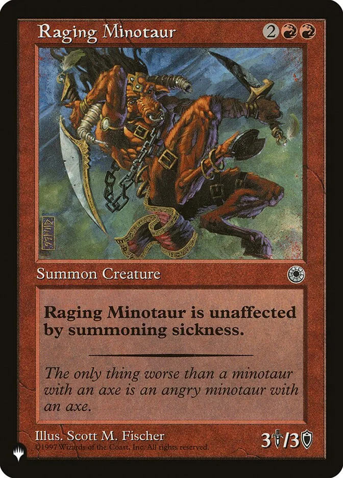 Raging Minotaur 「PLST/POR-146」「EN」