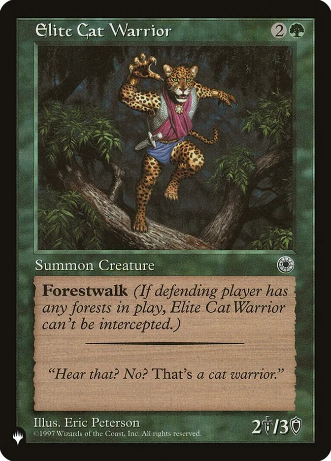 Elite Cat Warrior 「PLST/POR-163」「EN」