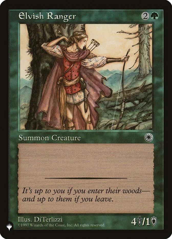 Elvish Ranger 「PLST/POR-165」「EN」