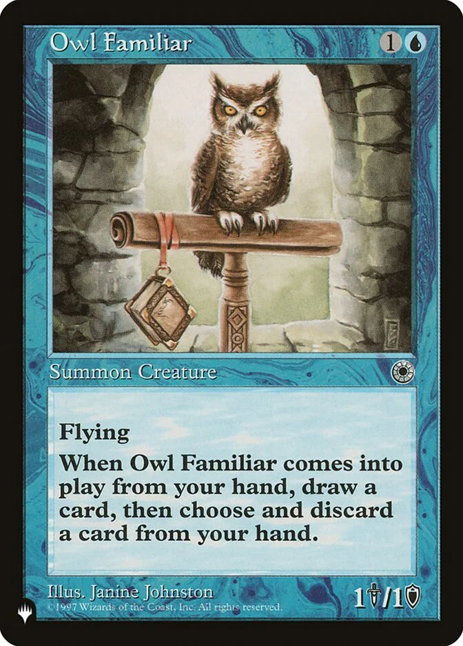 Owl Familiar 「PLST/POR-63」「EN」