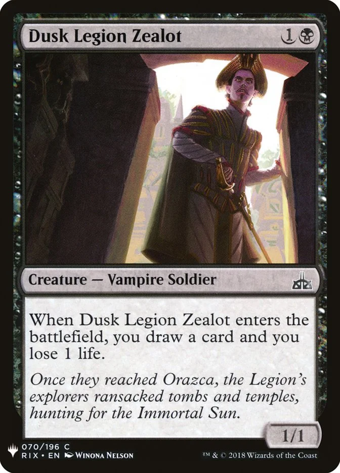 Dusk Legion Zealot 「PLST/RIX-70」「EN」