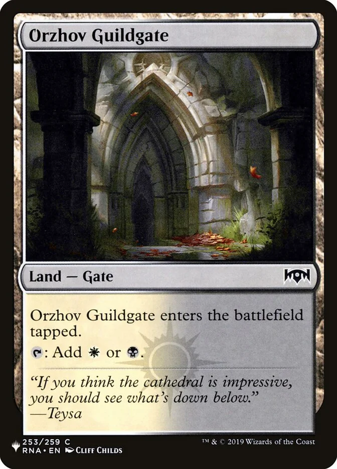 Orzhov Guildgate 「PLST/RNA-253」「EN」