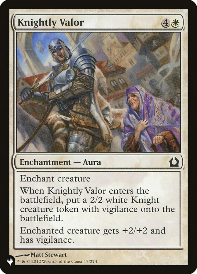 Knightly Valor 「PLST/RTR-13」「EN」