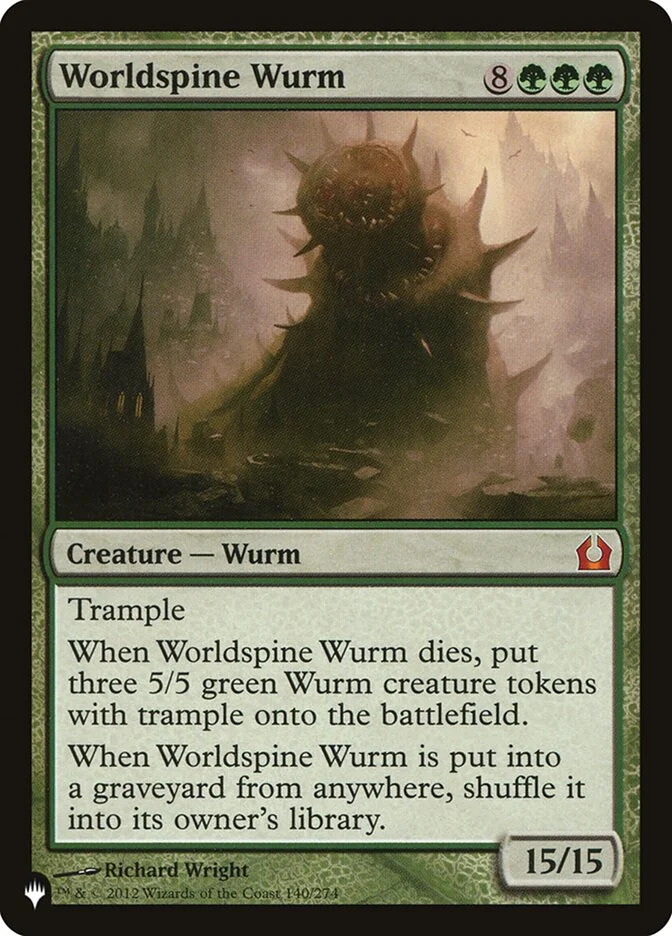 Worldspine Wurm 「PLST/RTR-140」「EN」