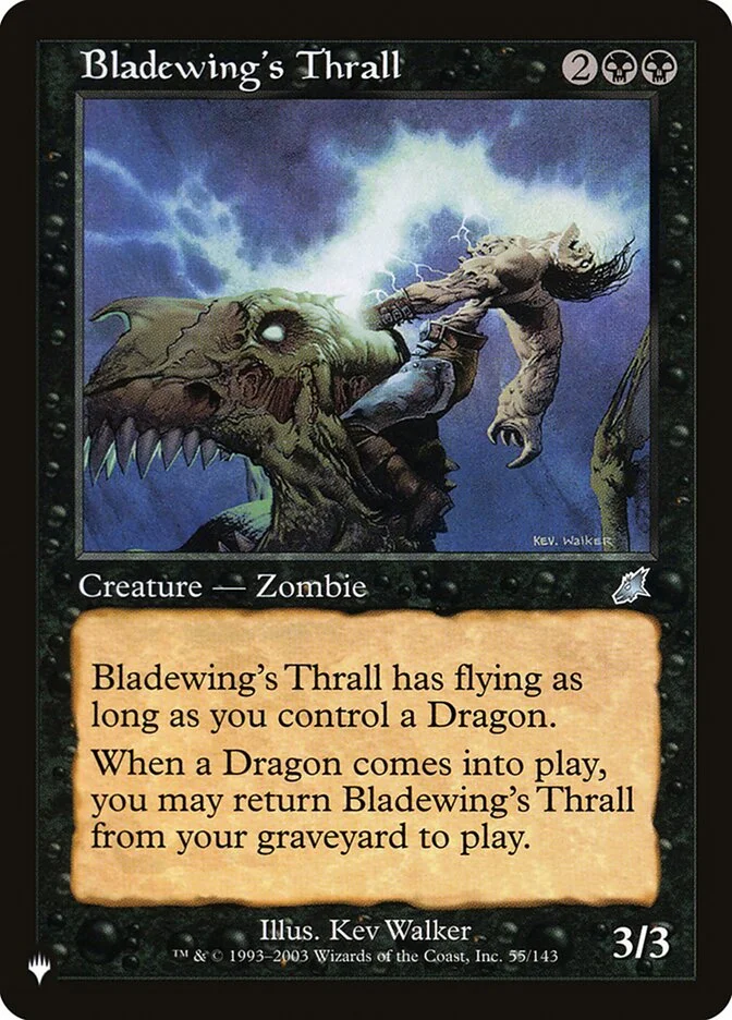 Bladewing's Thrall 「PLST/SCG-55」「EN」