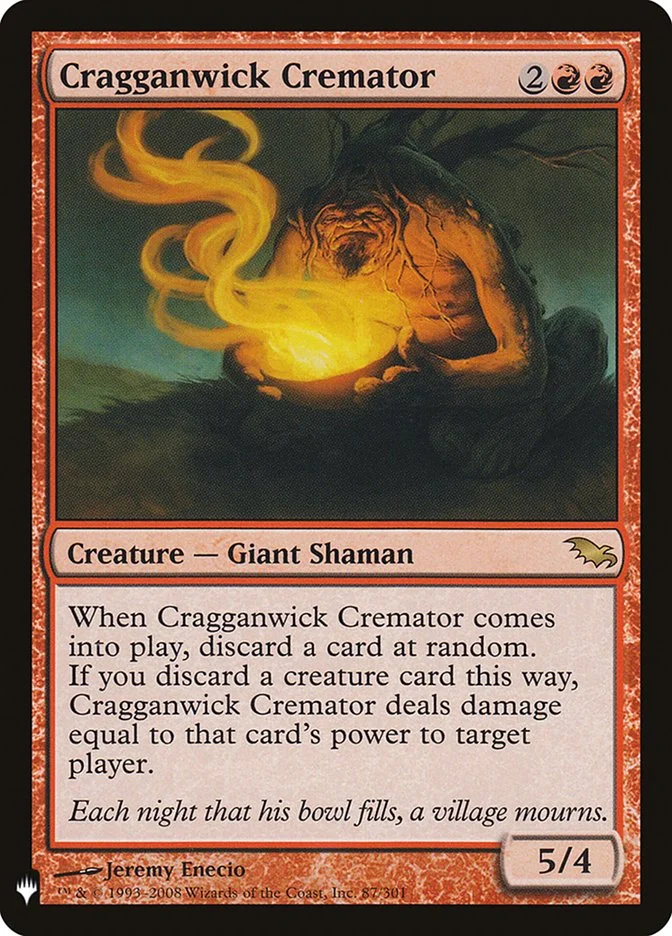 Cragganwick Cremator 「PLST/SHM-87」「EN」