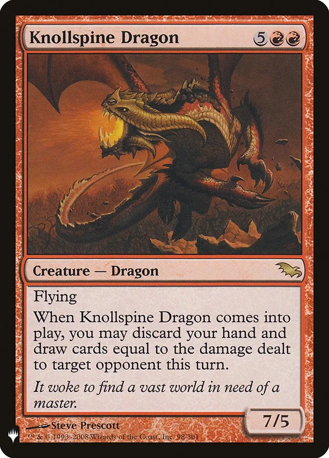 Knollspine Dragon 「PLST/SHM-98」「EN」