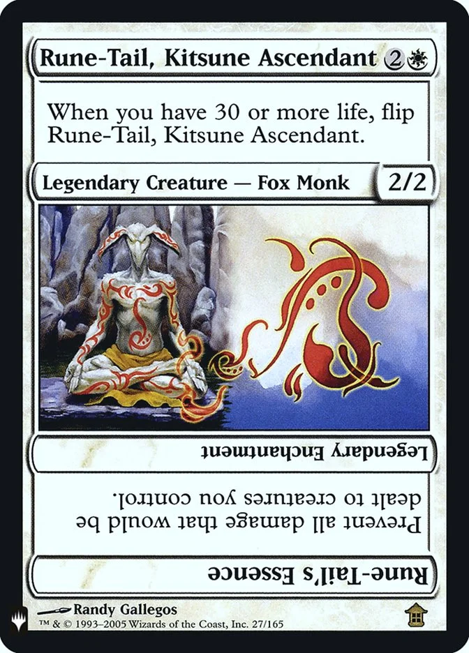 Rune-Tail, Kitsune Ascendant // Rune-Tail's Essence 「PLST/SOK-27」「EN」