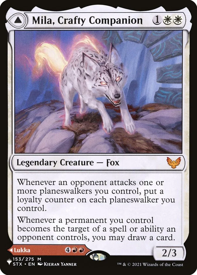 Mila, Crafty Companion // Lukka, Wayward Bonder 「PLST/STX-153」「EN」